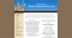Desktop Screenshot of hispaniclegacy.org